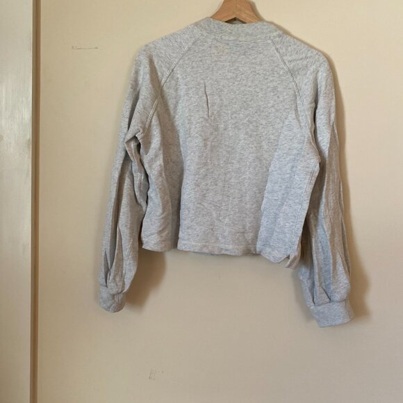 A&F Balloon-Sleeve Mocneck Sweatshirt - Picture 3 of 4